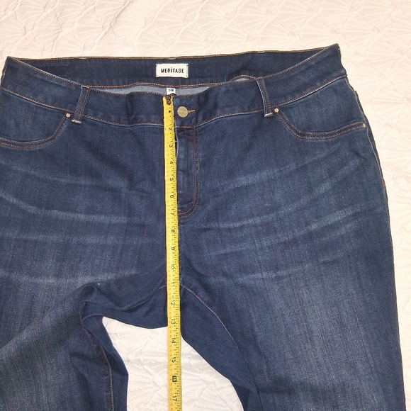 MERITAGE Dark Blue Skinny Women's Jeans SIZE 24.w - Picture 13 of 16